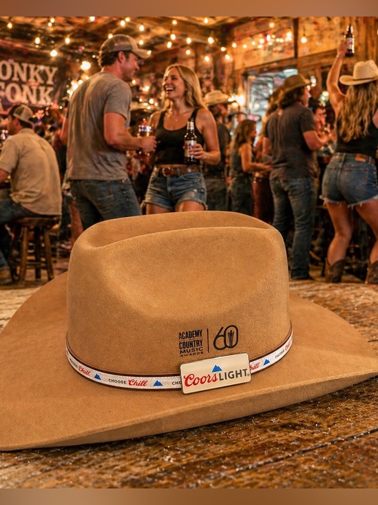 Coors Light Accessories - 🤠 Limited Edition Coors Light ACM 60th Cowboy Western Hat NEW! 🍺